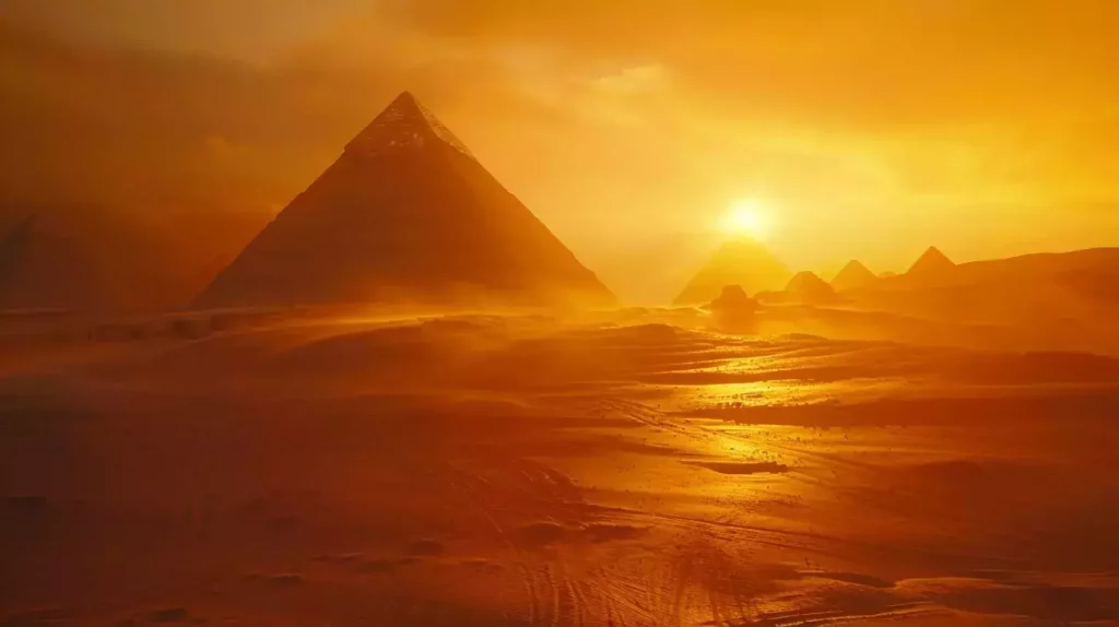Pyramiden von Gizeh in Ägypten
