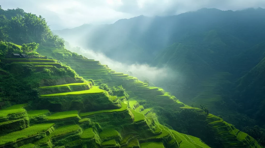 Banaue Rice Terraces in den Philippinen