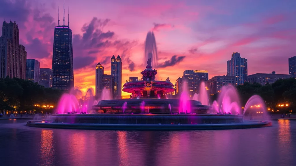 Buckingham Fountain in Chicago