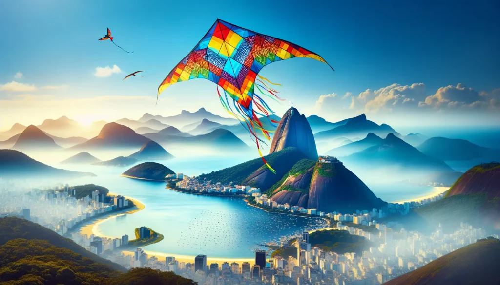 Drachenfliegen in Rio de Janeiro (Brasilien)