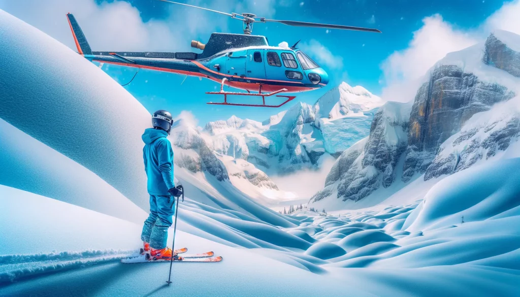 Heli-Skiing in British Columbia (Kanada)