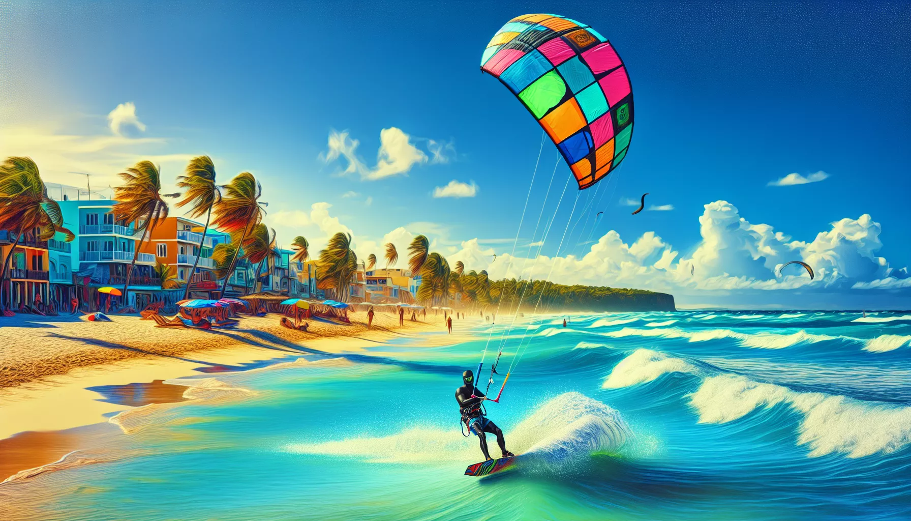 Kitesurfen in Cabarete (Dominikanische Republik)