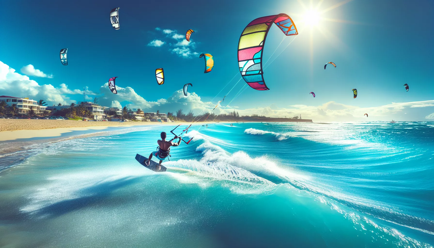 Kitesurfen in Cabarete (Dominikanische Republik)