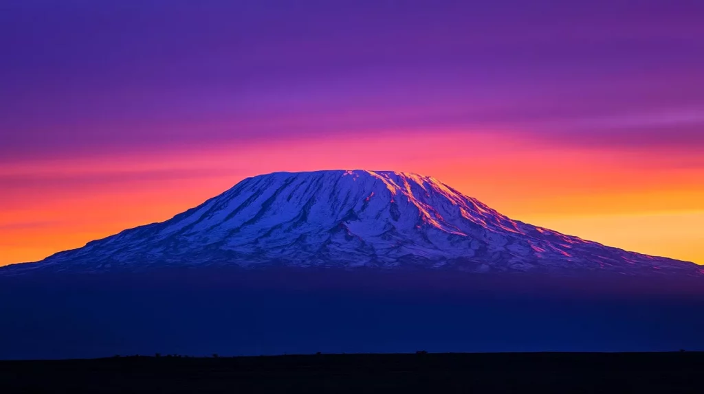 Mount Kilimanjaro in Tansania