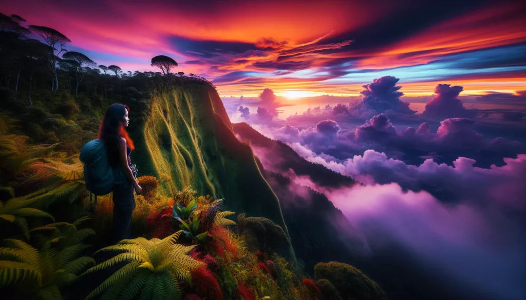 Vulkantrekking am Mount Rinjani (Indonesien)