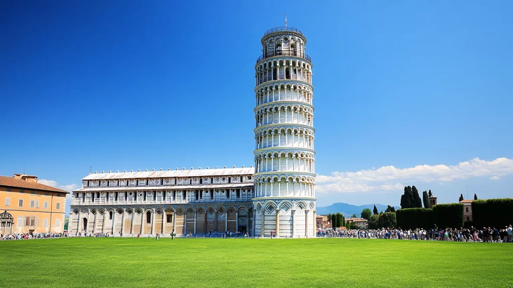 Leaning Tower of Pisa in Italien