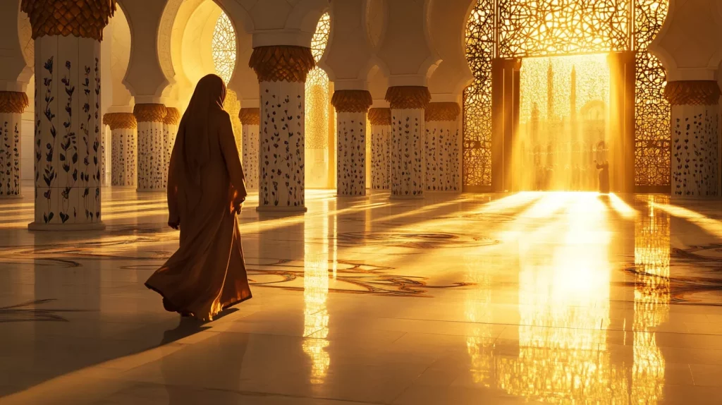 Sheikh Zayed Grand Mosque in Abu Dhabi