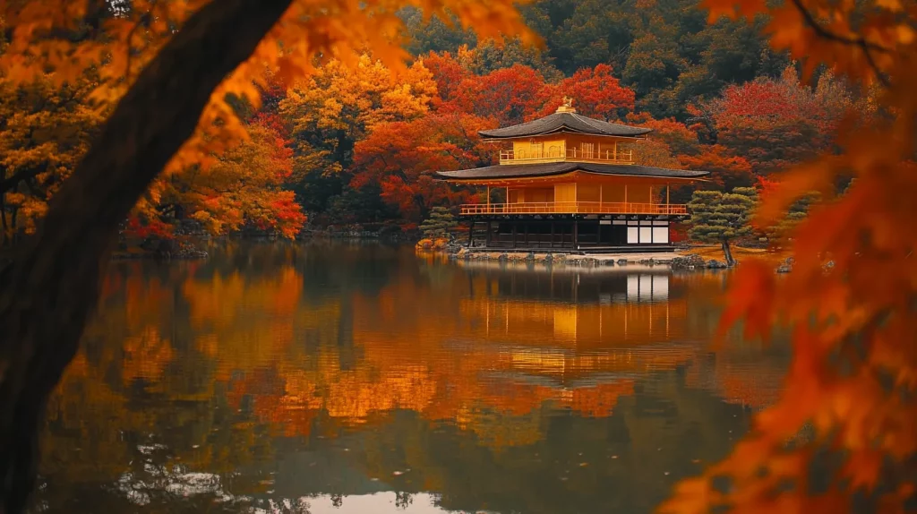 Golden Pavilion in Kyoto, Japan