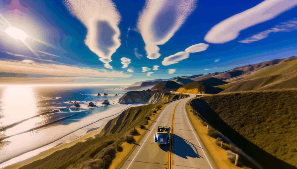 Entdecken Sie die schönsten Roadtrip-Strecken weltweit, von der California State Route 1 bis zur Route des Grandes Alpes. Tipps zur Planung, Kosten und Aktivitäten.