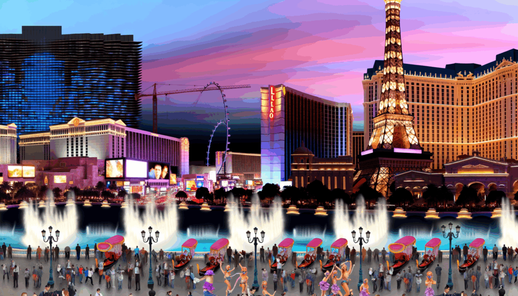 Entdecken Sie die Highlights von Las Vegas, von ikonischen Hotels und Shows bis hin zu kulinarischen Erlebnissen und Ausflügen in die Umgebung.