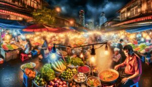 Erleben Sie die kulinarische Vielfalt Asiens mit traditionellen und modernen Gerichten. Entdecken Sie lokale Märkte und authentische Restaurants in Städten wie Bangkok und Tokio.