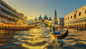 Entdecken Sie Venedigs Sehenswürdigkeiten wie Markusdom und Rialtobrücke, genießen Sie lokale Küche und erleben Sie die Kultur der Lagunenstadt.