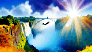 Erleben Sie Bungee-Jumping an der Victoria Falls Brücke. Genießen Sie spektakuläre Ausblicke und Nervenkitzel in einer der beeindruckendsten Naturlandschaften der Welt.