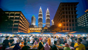 Entdecken Sie Kuala Lumpur, Malaysias Hauptstadt, mit ihrer einzigartigen Mischung aus moderner Architektur und kolonialem Erbe. Erleben Sie kulturelle Highlights und kulinarische Genüsse.