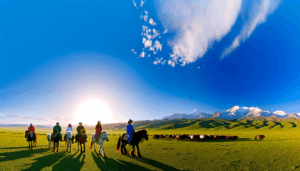 Erleben Sie die Mongolei auf einer Reittour. Entdecken Sie die Steppe, die nomadische Kultur und beeindruckende Landschaften. Beste Reisezeit: Mai bis September.