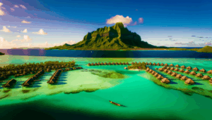 Entdecken Sie Bora Bora mit seinen smaragdgrünen Lagunen, luxuriösen Overwater-Bungalows und einer reichen polynesischen Kultur. Ideal für Erholung und Abenteuer.