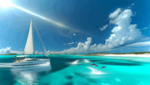 Erleben Sie das Segeln in den Bahamas mit atemberaubenden Küstenlandschaften und kristallklarem Wasser. Entdecken Sie die besten Segelrouten und Aktivitäten.
