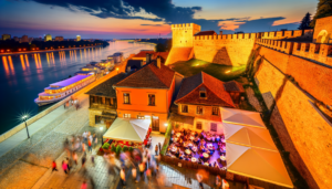 Entdecken Sie Belgrad, die Hauptstadt Serbiens, mit ihrer reichen Kultur, beeindruckenden Sehenswürdigkeiten und vielfältigen Küche. Erfahren Sie mehr über Unterkünfte, Fortbewegung und Ausflugsziele.