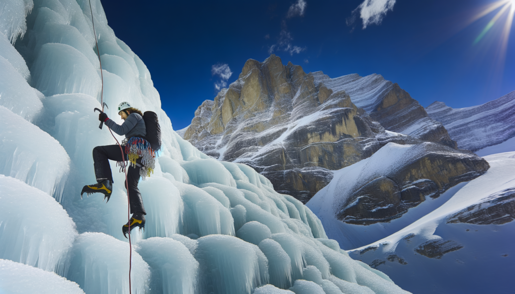 Erleben Sie das Abenteuer Eisklettern in den Rocky Mountains, Kanada. Erfahren Sie mehr über Ausrüstung, Sicherheit, Reiseplanung und die besten Kletterrouten.