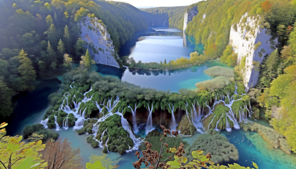 Plitvicer Seen: Naturwunder und UNESCO-Welterbe in Kroatien 1 Entdecken Sie die Plitvicer Seen in Kroatien, ein UNESCO-Welterbe mit 16 türkisfarbenen Seen, beeindruckenden Wasserfällen und über 300 km Wanderwegen.