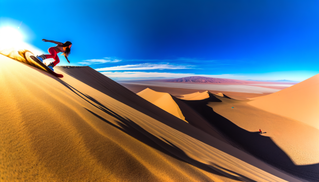 Sandboarding in der Atacama-Wüste: Einzigartiges Abenteuer in Chile 1 Erleben Sie das Sandboarding in der Atacama-Wüste, Chile. Entdecken Sie die Dünen von San Pedro und das Valle de la Luna. Tipps zur Reiseplanung, Anreise und Sicherheit.