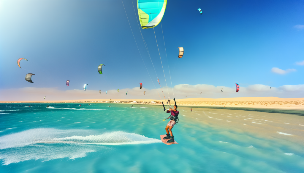 Entdecken Sie Dakhla, Marokkos Top-Destination für Kitesurfer. Erfahren Sie mehr über ideale Kitesurfbedingungen, Reiseinformationen und kulturelle Erlebnisse.